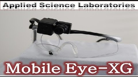 ASL Eye Tracking: See the Mobile Eye-XG in action viewing an iPad