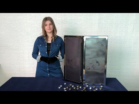 Нарди з металу, Вовк, 64×30×6 см, арт. 250009, видео 1