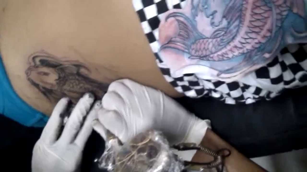 Tatto Ikan Koi Diperut Cewek Sexy Uceng Tatto YouTube