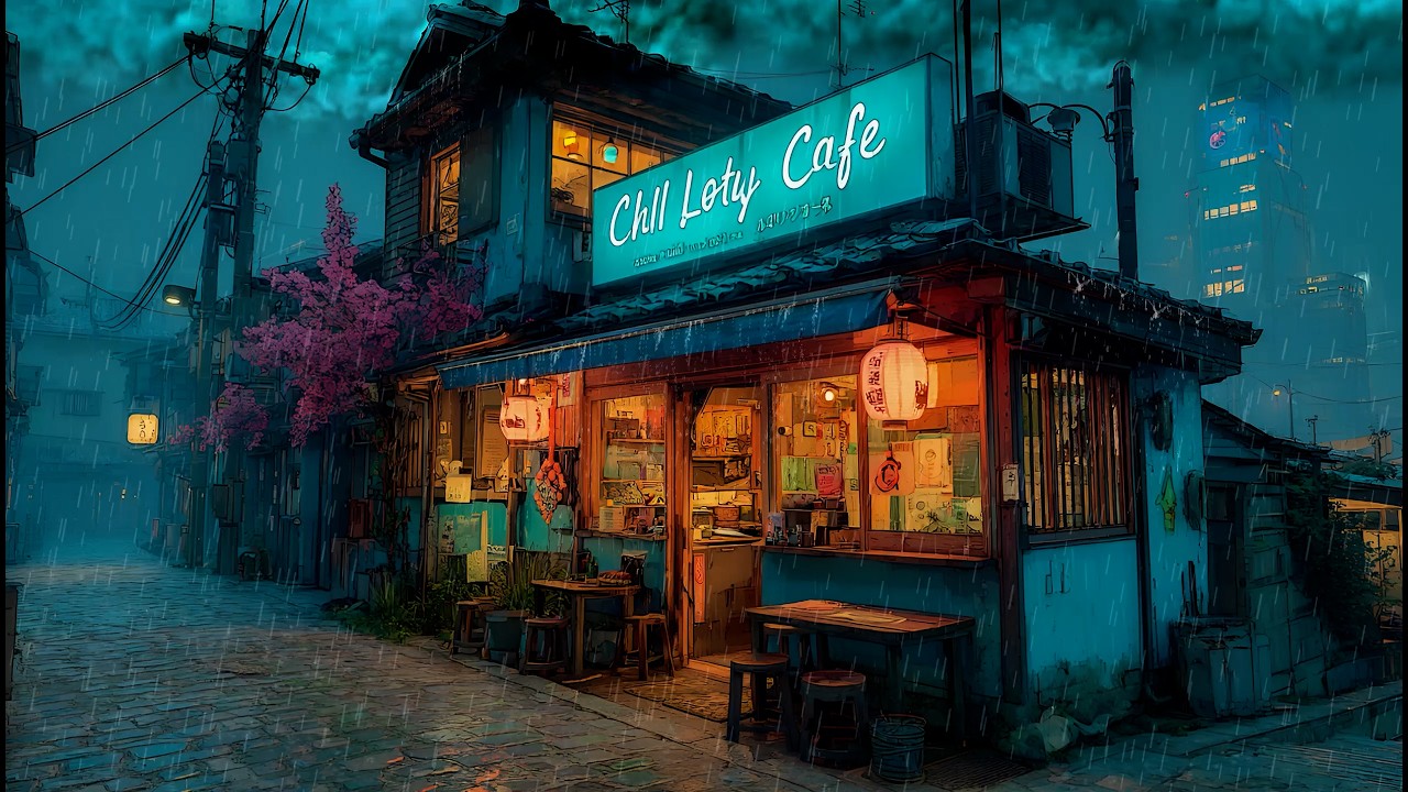 90s Neon Rain Midnight 🌙 Retro Lofi Mix for Study, Focus & Sleep