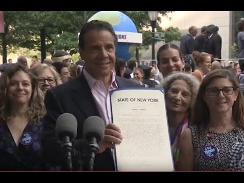 <p>Cuomo signs into law legislation that expands equal pay laws to prohibit unequal pay on the basis of a protected class for all substantially similar work, and forbids employers from asking prospective employees about their salary history.</p>