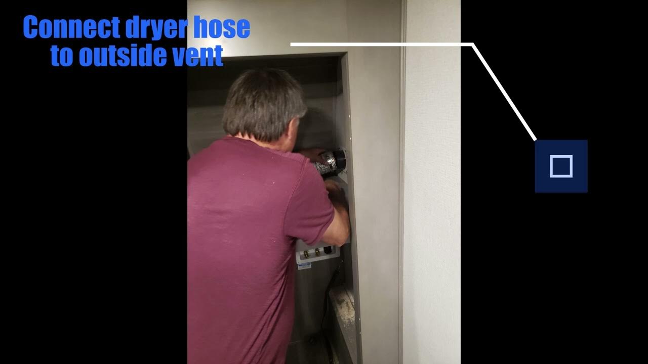 Washer and Dryer installation in Keystone Montana 3121RL 5th Wheel