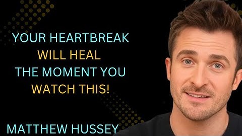 YOUR HEARTBREAK WILL GET BETTER THE MOMENT YOU WATCH THIS