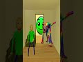 Baldi and Rainbow Catnap VS Nextbots In Hotel #shorts