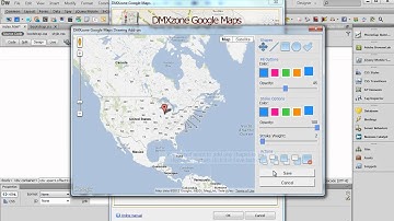Using DMXzone Google Maps and Drawing Add-on in Advanced HTML Editor 3