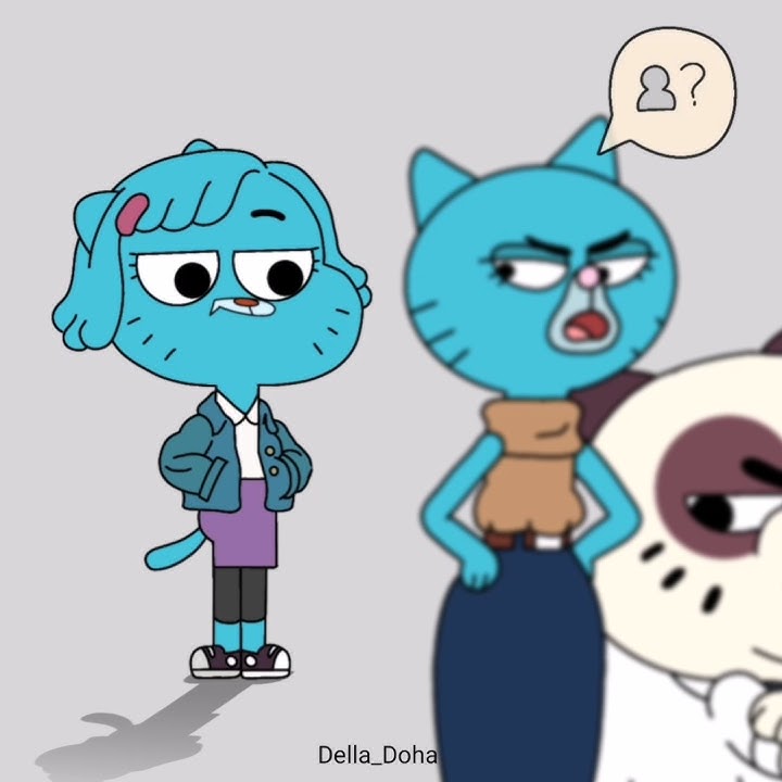 • 💙𝗡𝗶𝗰𝗼𝗹𝗲 ♡ 𝗥𝗶𝗰𝗵𝗮𝗿𝗱💗• _Random trend on TikTok ___ #gumball #fan_art #darwincarrie #animatin #foryou.