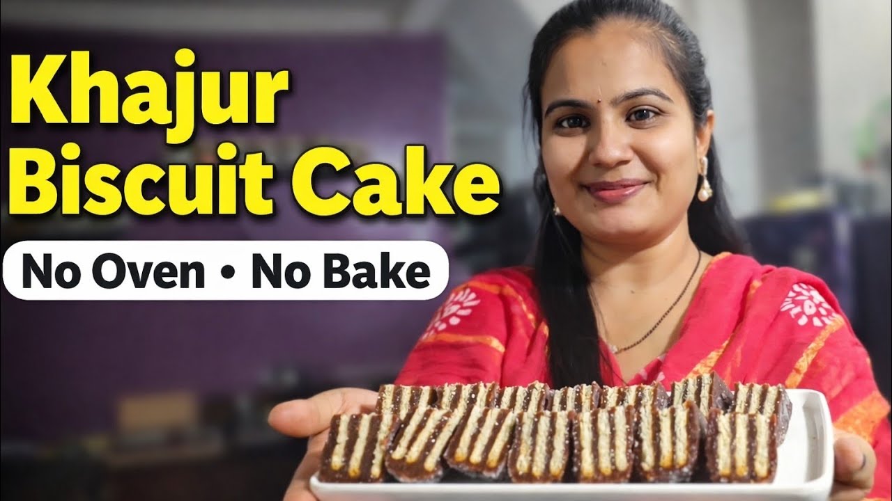 No backing, No cream फिर भी cake | Healthy Khajur cake 🎂 🥮 | #viralvideo #youtube