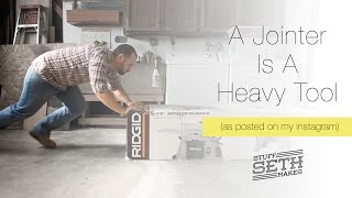 A Woodworking Jointer Is A Heavy Tool