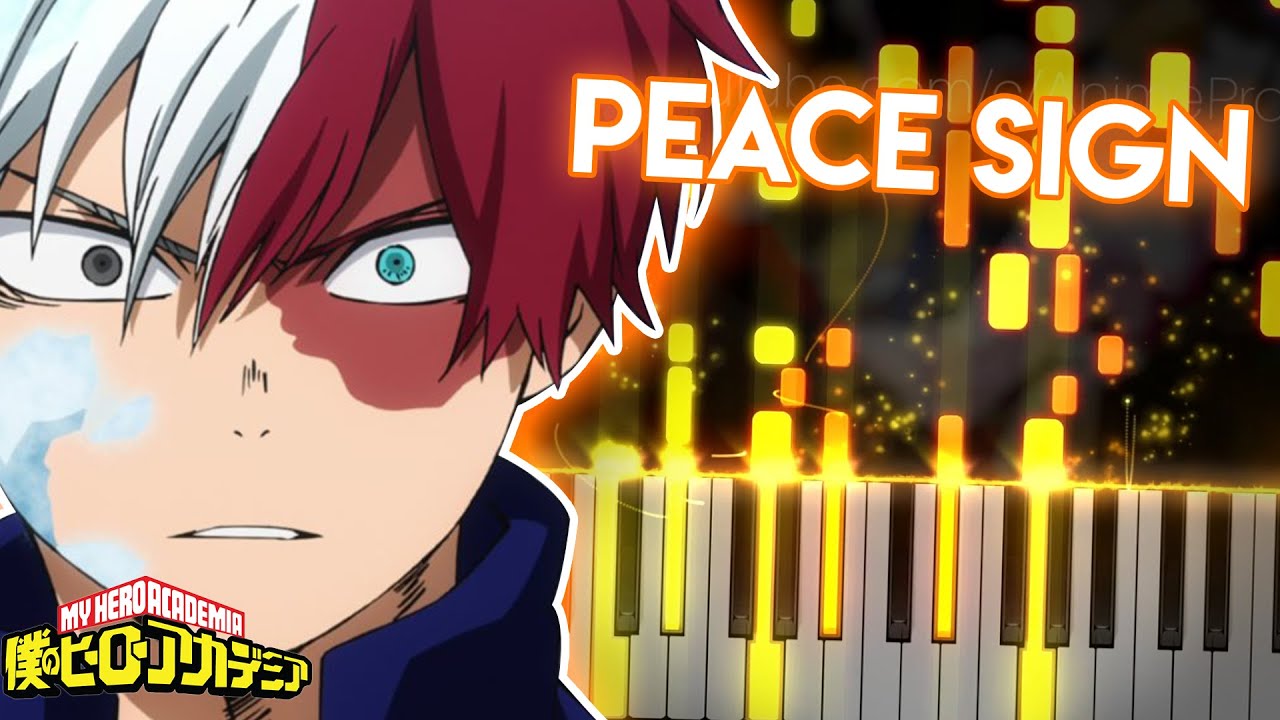 Peace Sign  Boku no Hero Academia Season 2 OP  Kenshi Yonezu piano   YouTube