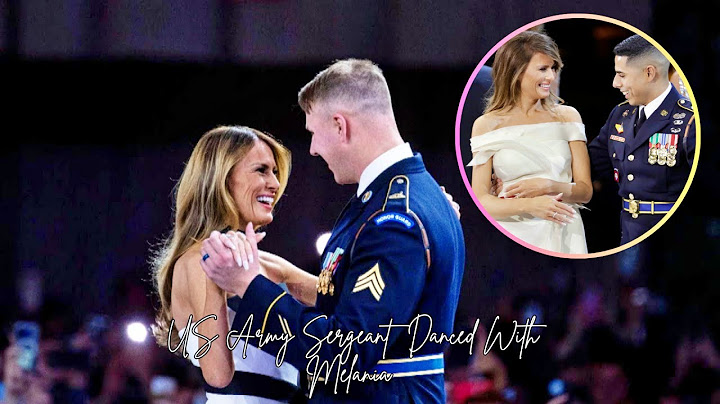 US Army Sergeant Who Danced With Melania Trump Speaks Out