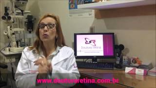 Dos vasos retina da crescimento anormal sanguíneos atrás
