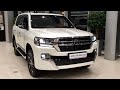 Белый КРУЗАК в ОБВЕСЕ Спортивная TOYOTA Land Cruiser 200 Off-road 4x4