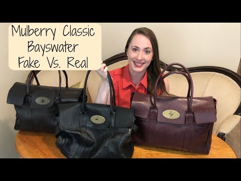 Mulberry Classic Bayswater: Real vs. Fake | How to Authenticate | Heritage