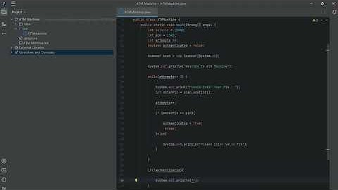 Creating an ATM Machine Program in Java | JavaUnlocked