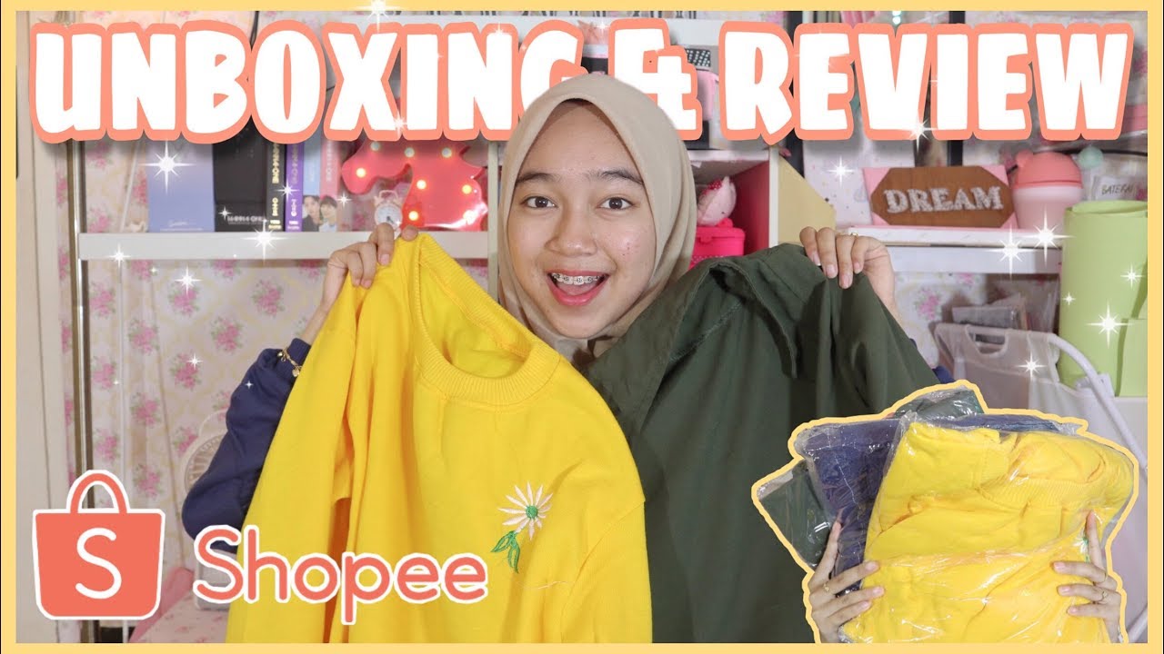 UNBOXING REVIEW BAJU  SHOPEE  SHOPEE  HAUL  YouTube