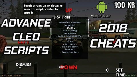 Advance Cleo Mods 2018 | New Cleo Cheats | 2018 Cleo Scripts | Gta Sa 2018 Cleo Cheats