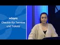 CheckIn für Termine und Tickets mit chayns einrichten