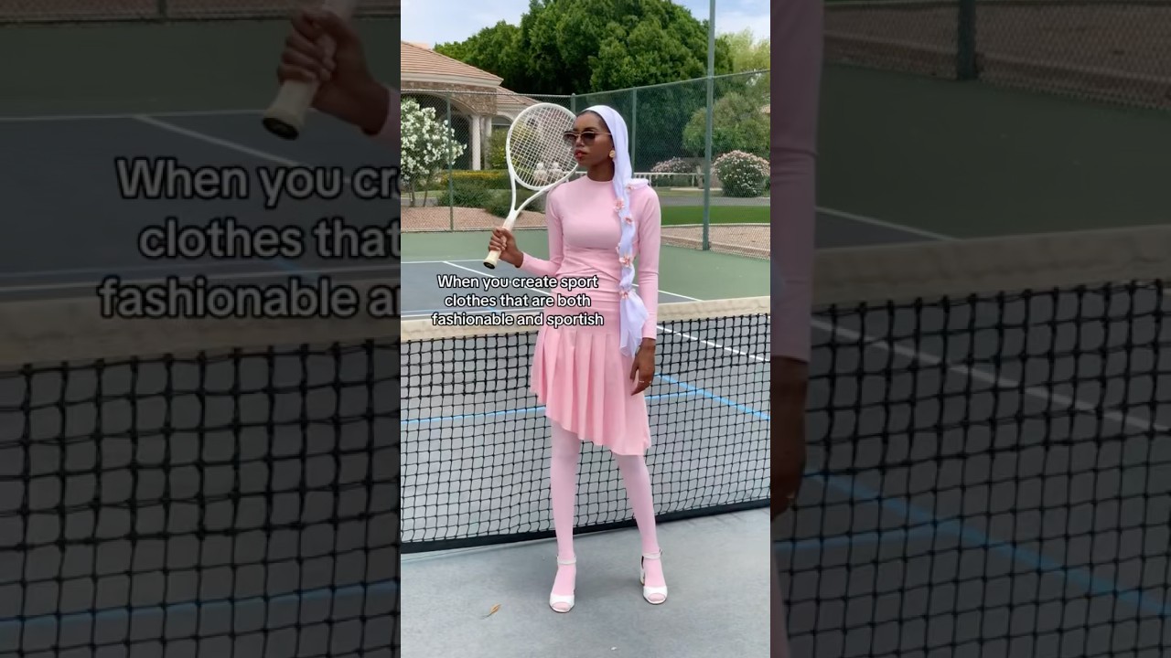 When you create sportclothes that both fashionable and sportish 