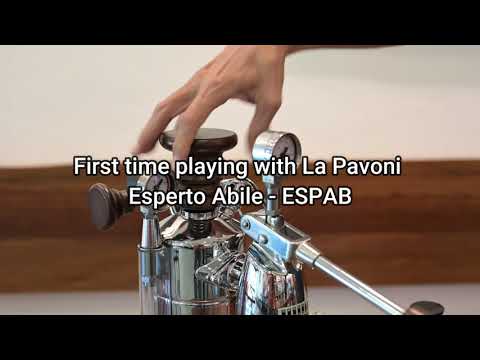 La Pavoni ESPERTO ABILE – ESPAB and my first 2 pull shots