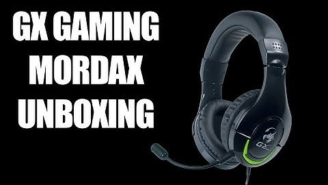 GX Gaming Mordax Unboxing