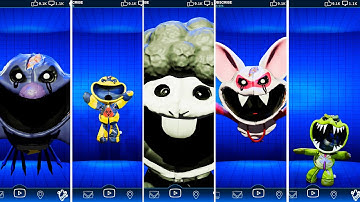 Nightmare Critters Poppy Playtime Chapter 4 Characters FNAF AR Workshop Animations