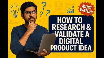 How to Research & Validate a Digital Product Idea (Before You Waste Time!)