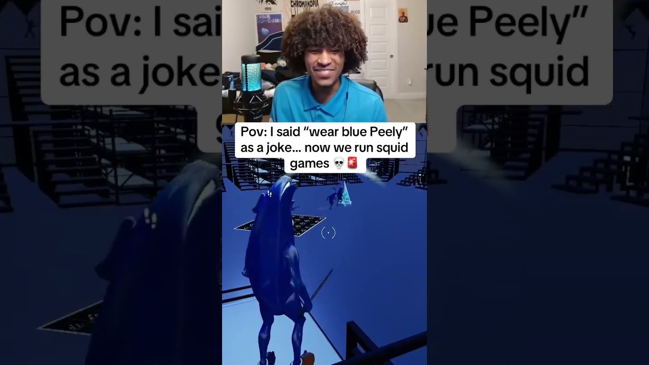 I Told My Chat To Wear Blue Peely And Accidentally Started A Banana Mafia Squidgames Fortnite