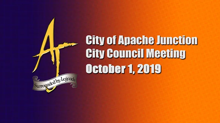 City of Apache Junction City Council Meeting 10/01/2019