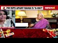 Nirmala Attacks Rahul's 'X-Ray' | Who's With India's Middle Class? | NewsX