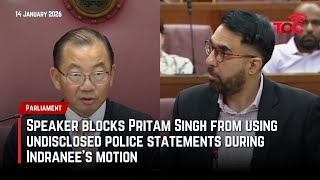 Download Lagu Speaker denies permission for Pritam Singh from using undisclosed police statements in motion MP3