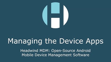Managing mobile apps on a corporate Android device