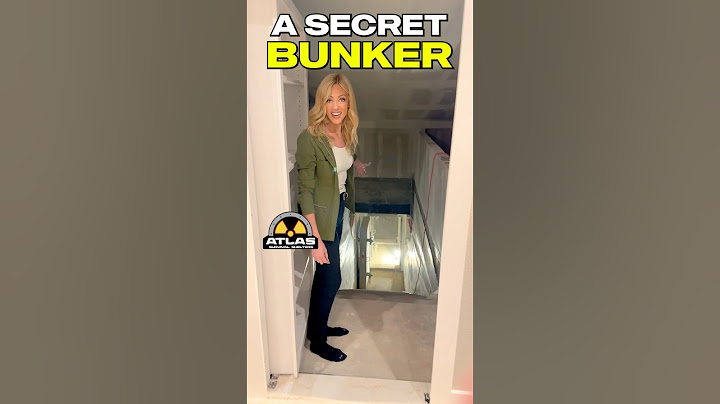 She finds a SECRET BUNKER with a hidden entry! #atlassurvivalshelters #abbyhornacek