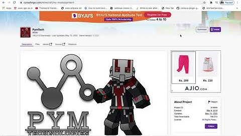 how to download pym tech/ant man mod in minecraft tlauncher