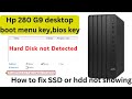 HP280 G9 DESKTOP BOOT ISSUE FIXED! USB SSD or HDD Not Showing