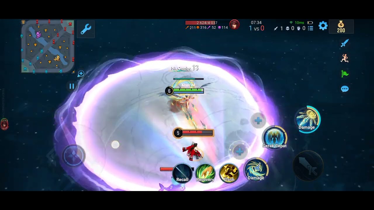 Bug baru Hero Haya  di mode latihan solo