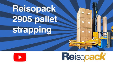 Pallet with Plant boxes strapped with a Reisopack 2905