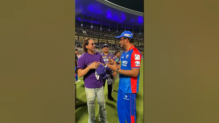 #ShahRukhKhan hugs #SouravGanguly 🫶 | #KnightsTV | TATA IPL 2024