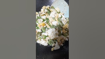 sambal pete campur telor
