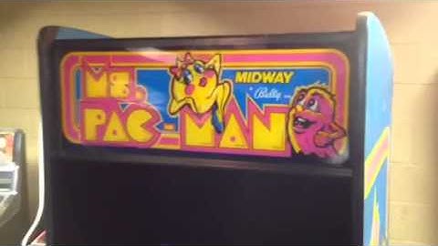 1981 Midway Ms. Pac-man arcade machine