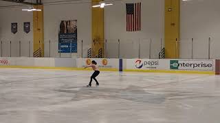 Modified program training incl. Double Flip, Double Toe and Axel