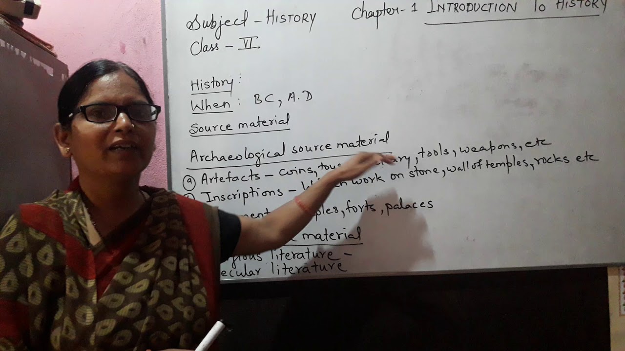 Class 6 (History)Chapter 1 introduction of history 