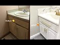 Half bath makeover update - Bathroom makeover/update  ! Life With Queenii