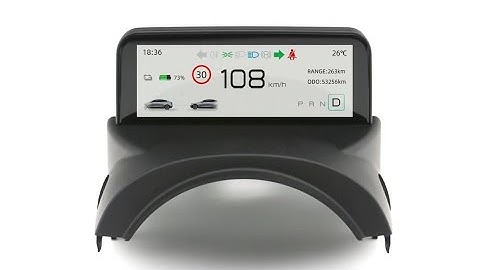 2017 2023| Model 3 & Y Steering Column Instrument Cluster Display-   Supplemental Video for AMD Only