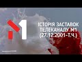 ІСТОРІЯ ЗАСТАВОК ТЕЛЕКАНАЛУ М1 27 12 2001 Т Ч ОНОВЛЕННЯ ВІД 25 10 2025