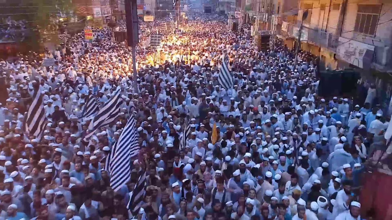 Drone Footage of JUI Million March Peshawar | 25 July 2019