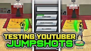 TESTING YOUTUBERS JUMPSHOTS... WHICH ONE SHOULD YOU USE?(JXBARI, PLUGCITY, THE 2YH & MORE!)