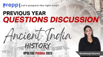 Previous Years Questions Discussion | Ancient India History | UPSC CSE Prelims 2023| #prelims2023