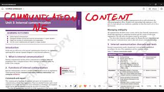 Communication N5 Module 1 Internal Communication@MATRICNATEDSPECIALIST