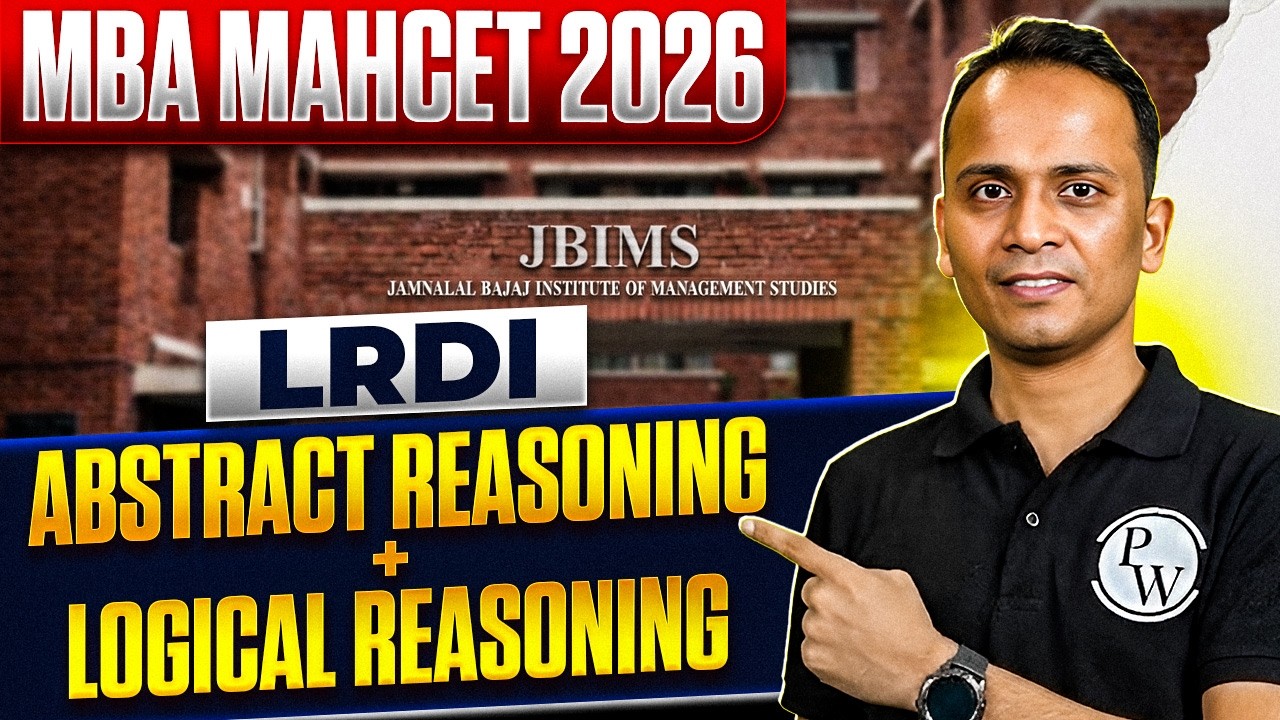 MBA MAHCET Preparation 2026 | Abstract Reasoning + Logical Reasoning ...