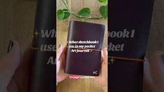 Sketchbook for my pocket journal❤️ #paperrepublic #leathernotebook #artjournal #sketchbook #artist